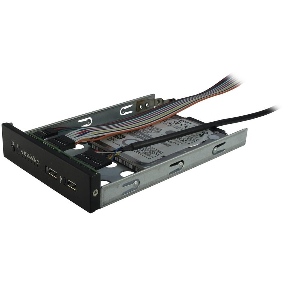 IPC 2U-20240, Portabagagli, Server, Acciaio, ATX, Micro-ATX, Mini-ATX, HDD, Rete, Potenza, 2x 80mm - Foto 1